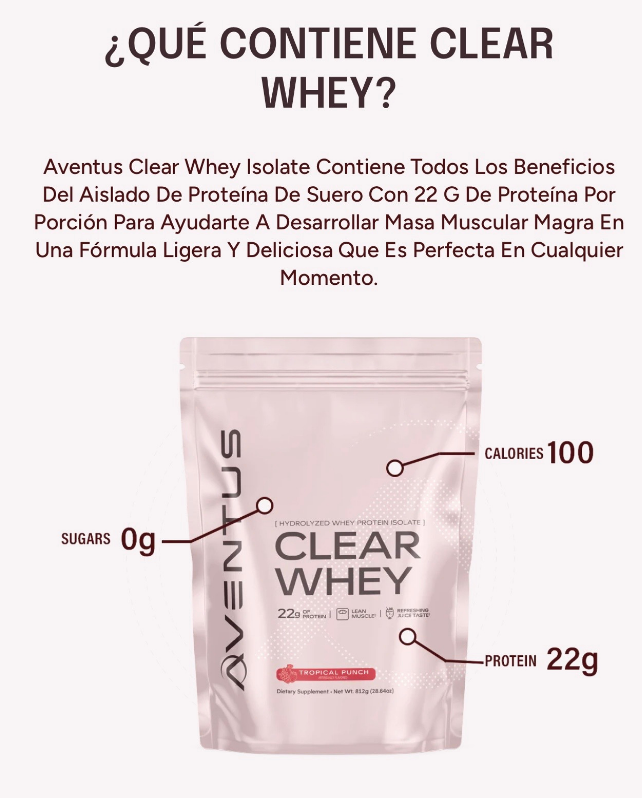 Proteína Clear Whey